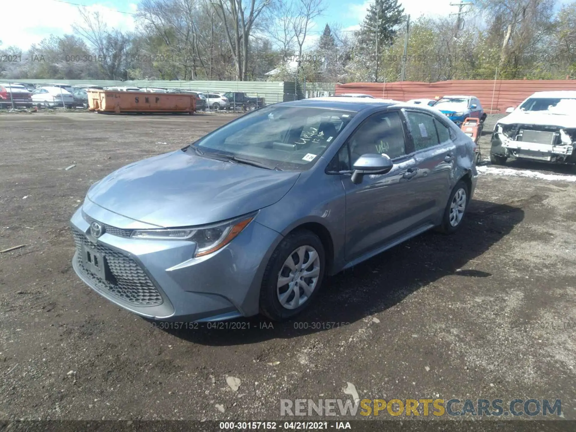 2 Photograph of a damaged car 5YFEPRAE3LP077178 TOYOTA COROLLA 2020