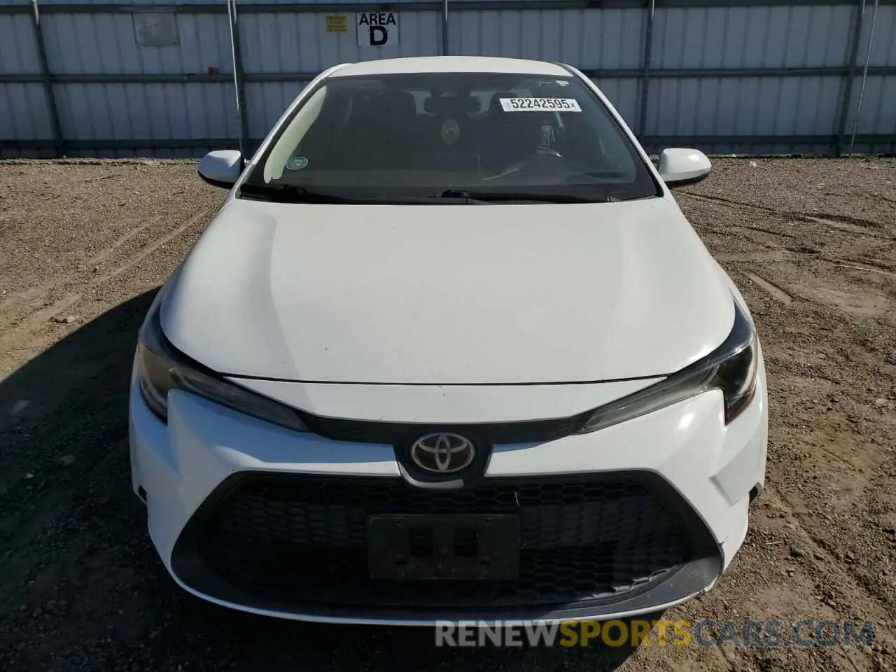 5 Photograph of a damaged car 5YFEPRAE3LP077827 TOYOTA COROLLA 2020