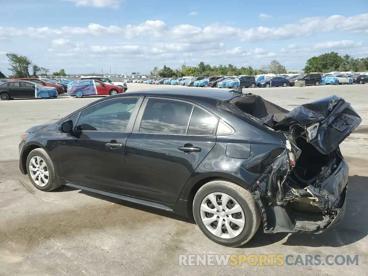 2 Photograph of a damaged car 5YFEPRAE3LP086771 TOYOTA COROLLA 2020