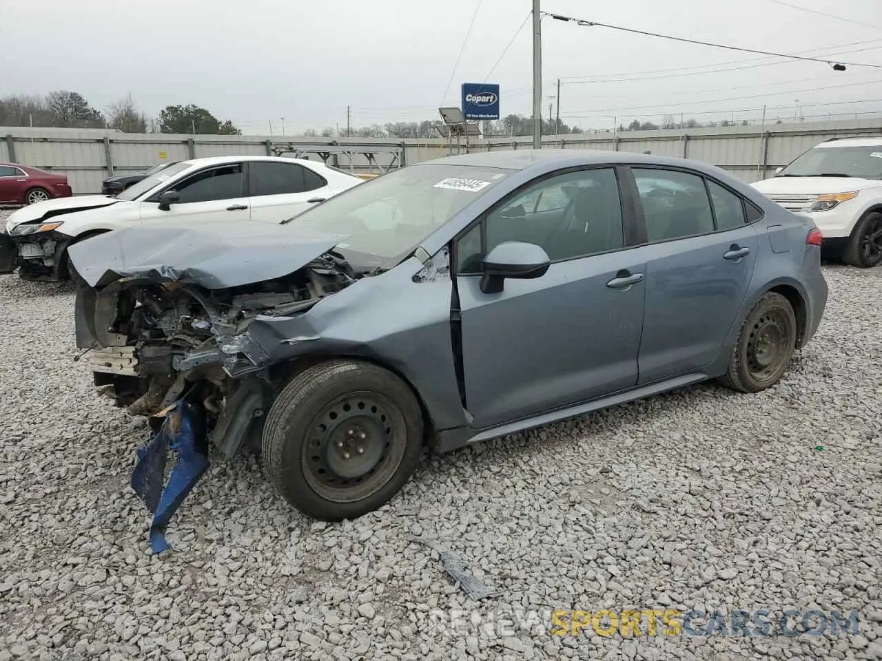 1 Photograph of a damaged car 5YFEPRAE3LP089041 TOYOTA COROLLA 2020
