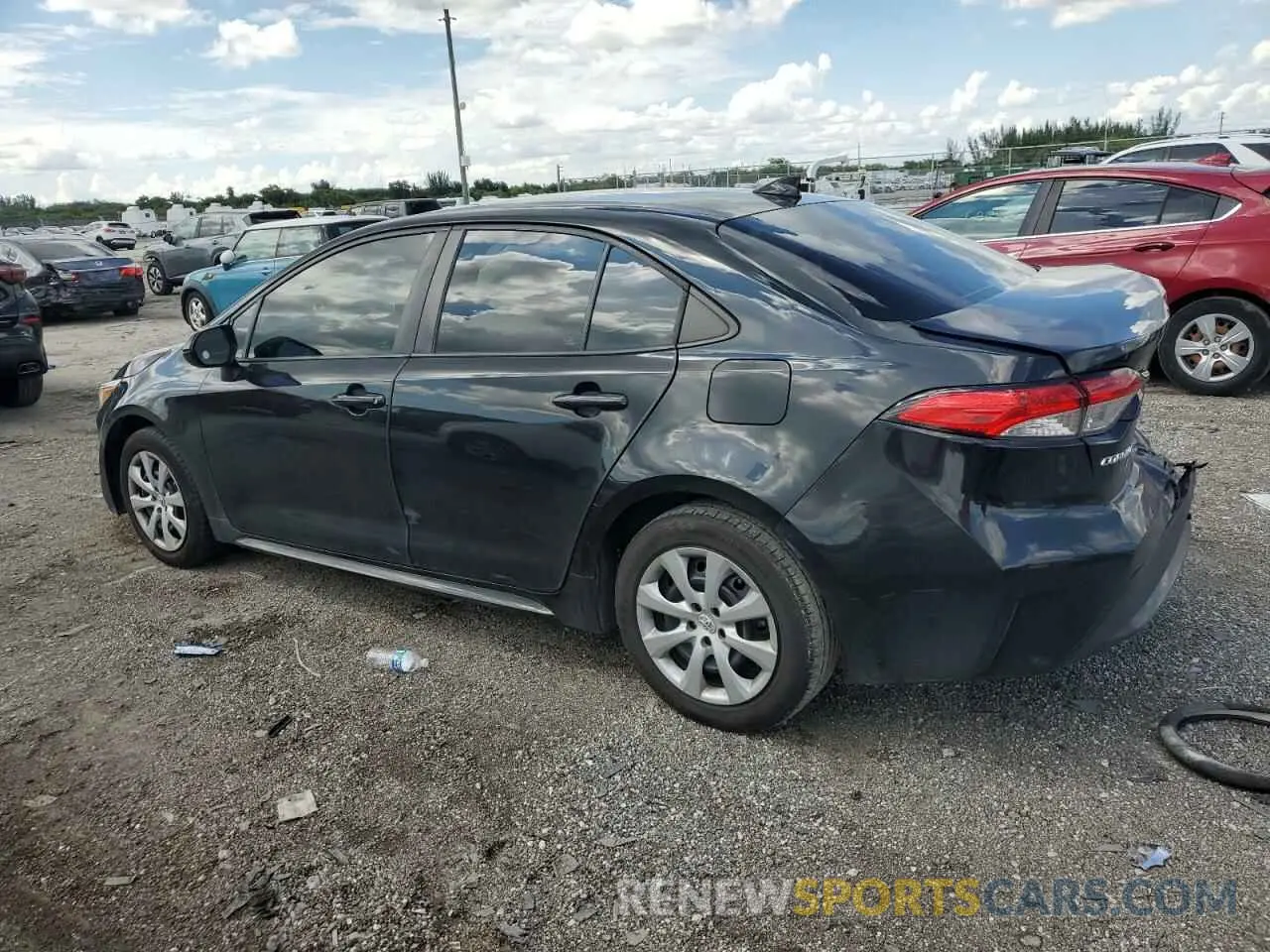 2 Photograph of a damaged car 5YFEPRAE3LP090397 TOYOTA COROLLA 2020