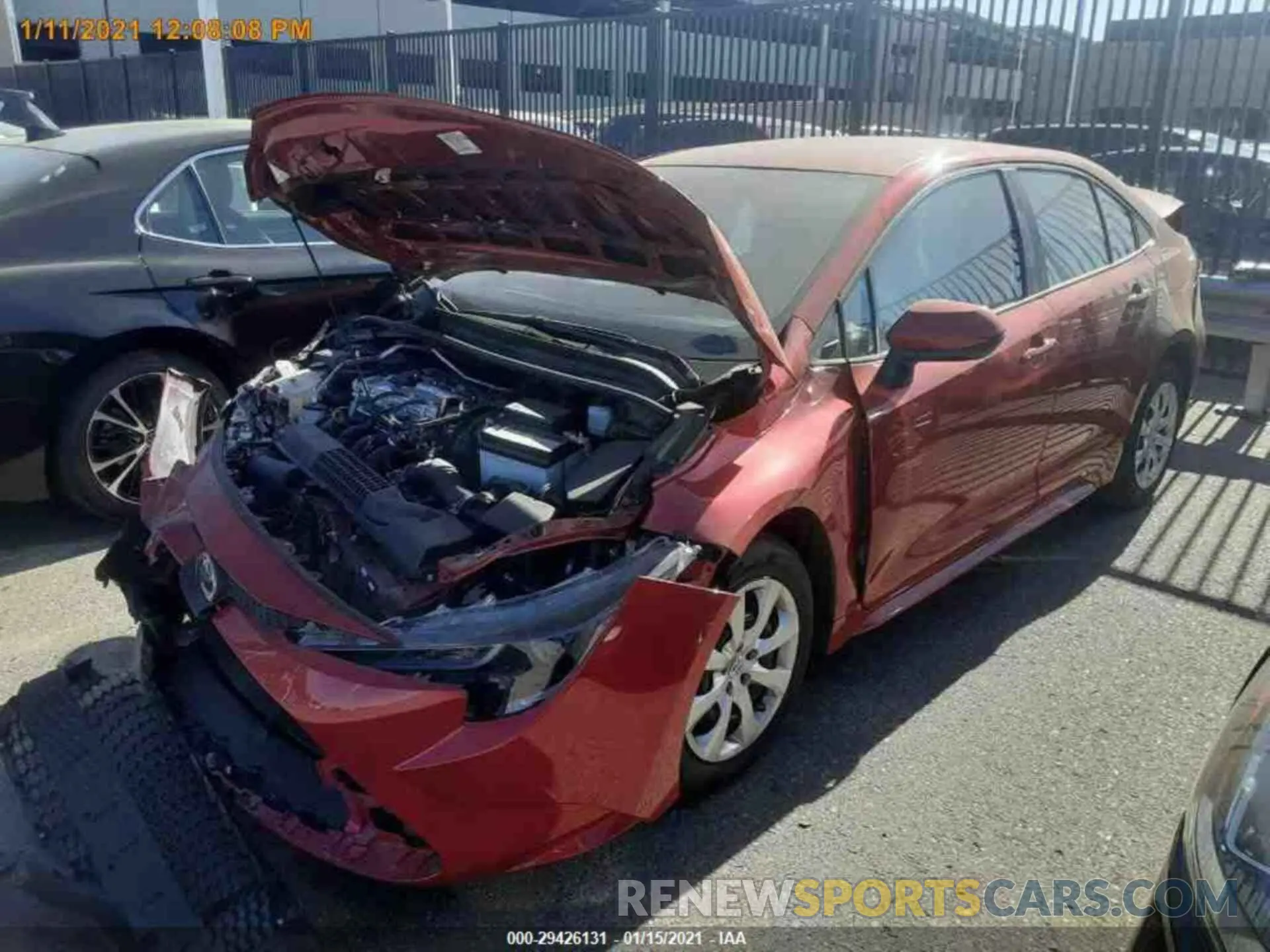 12 Photograph of a damaged car 5YFEPRAE3LP094711 TOYOTA COROLLA 2020