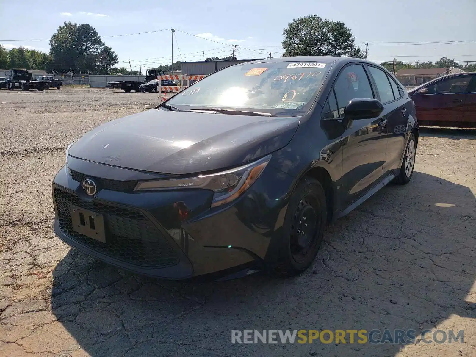 2 Photograph of a damaged car 5YFEPRAE3LP098970 TOYOTA COROLLA 2020