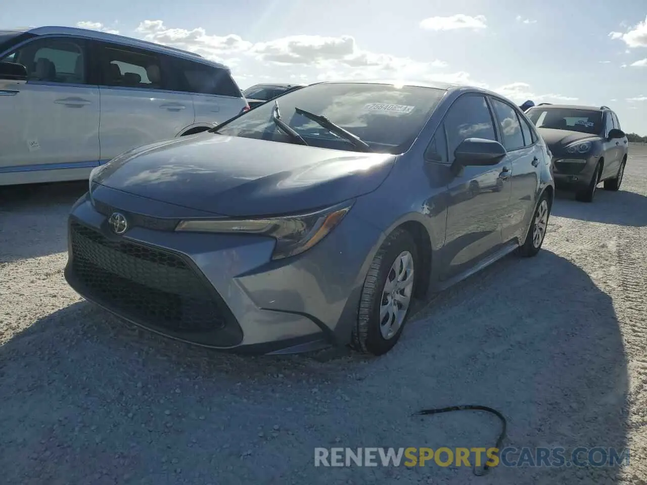 1 Photograph of a damaged car 5YFEPRAE3LP099343 TOYOTA COROLLA 2020