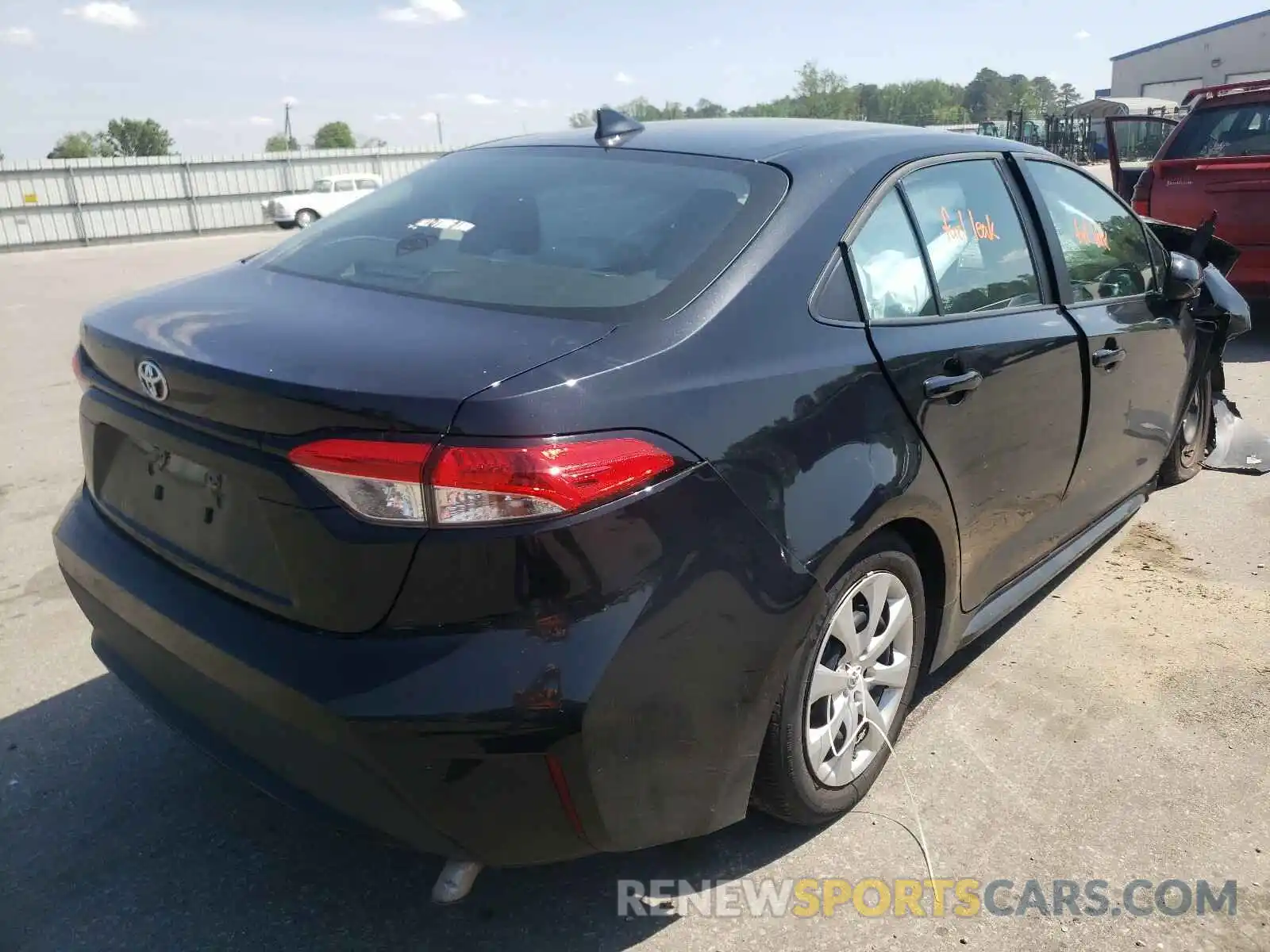 4 Photograph of a damaged car 5YFEPRAE3LP103245 TOYOTA COROLLA 2020