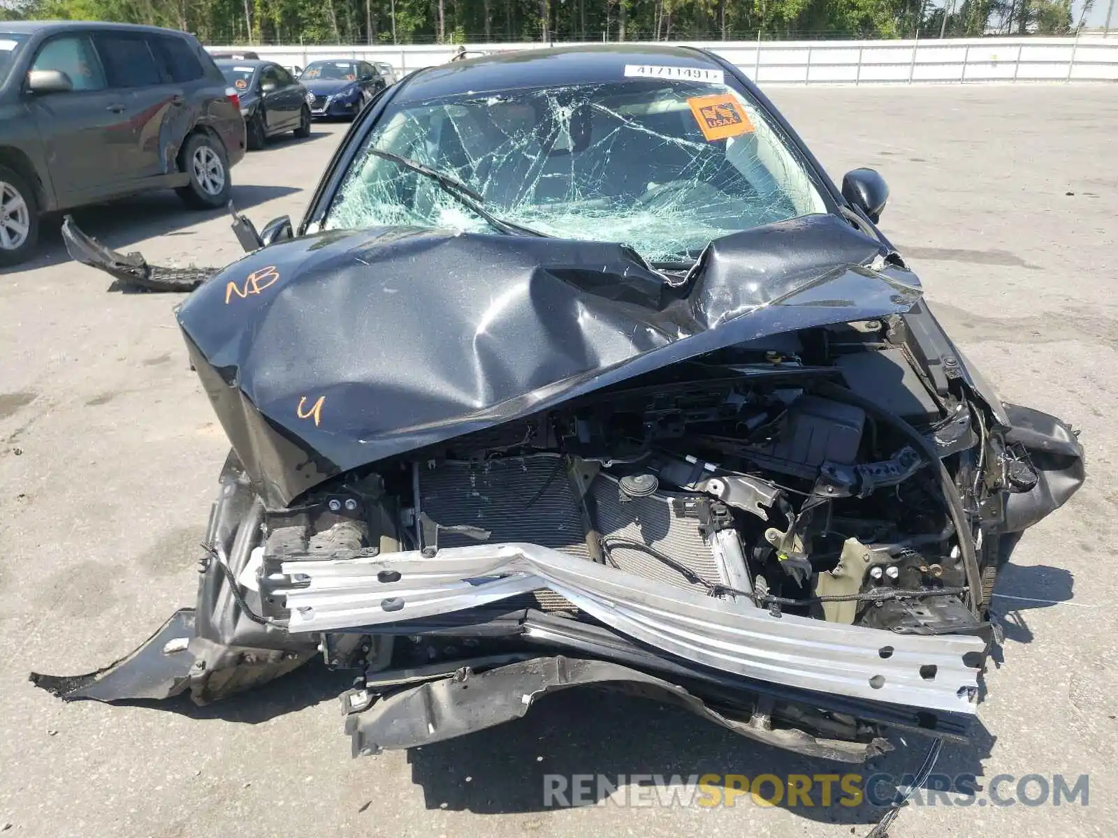 9 Photograph of a damaged car 5YFEPRAE3LP103245 TOYOTA COROLLA 2020