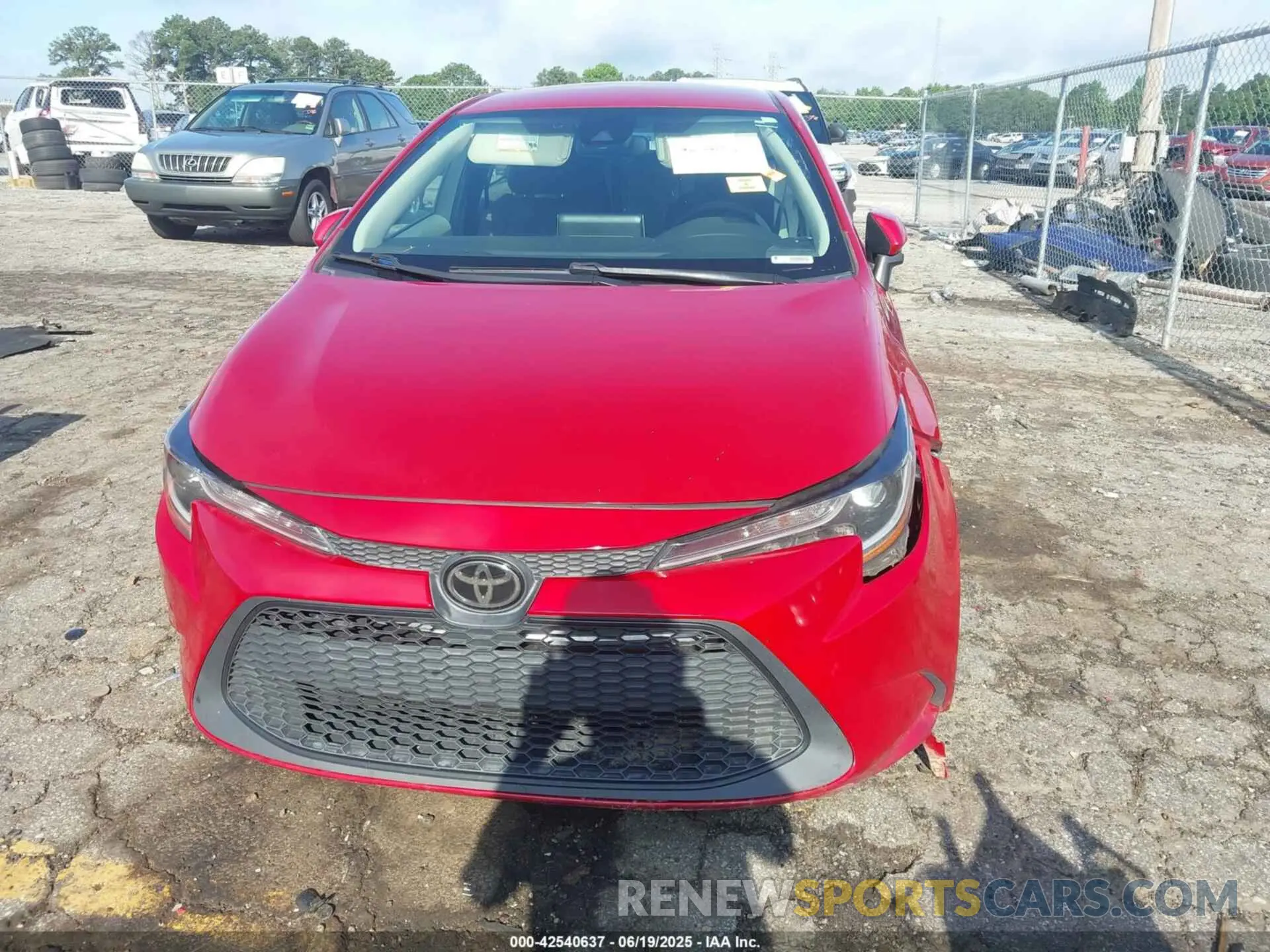 6 Photograph of a damaged car 5YFEPRAE3LP103553 TOYOTA COROLLA 2020