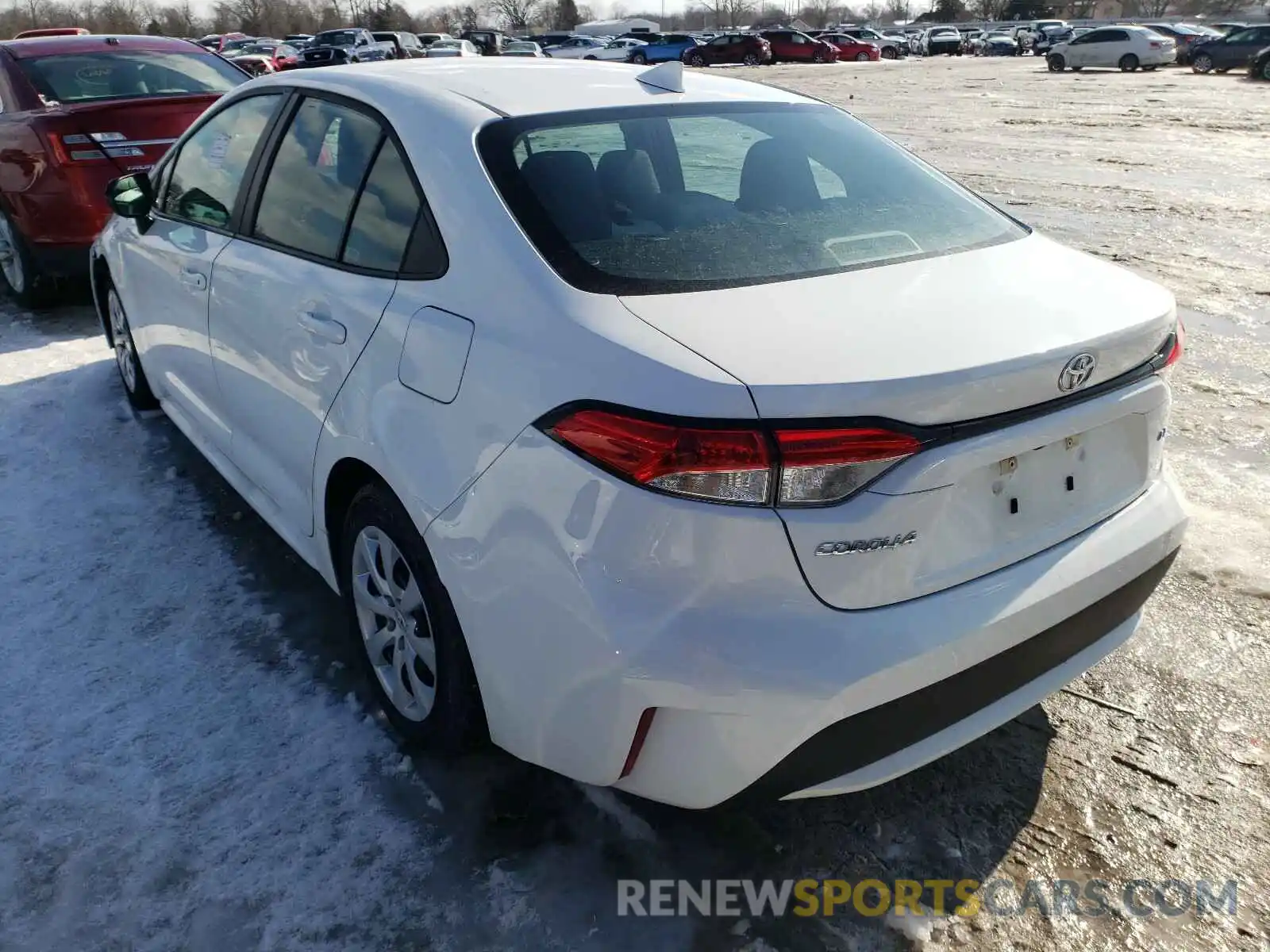 3 Photograph of a damaged car 5YFEPRAE3LP107327 TOYOTA COROLLA 2020