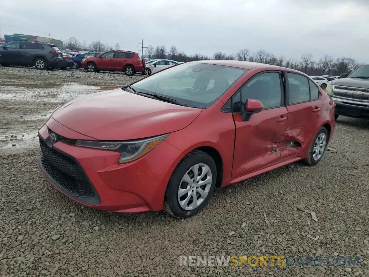 1 Photograph of a damaged car 5YFEPRAE3LP113242 TOYOTA COROLLA 2020