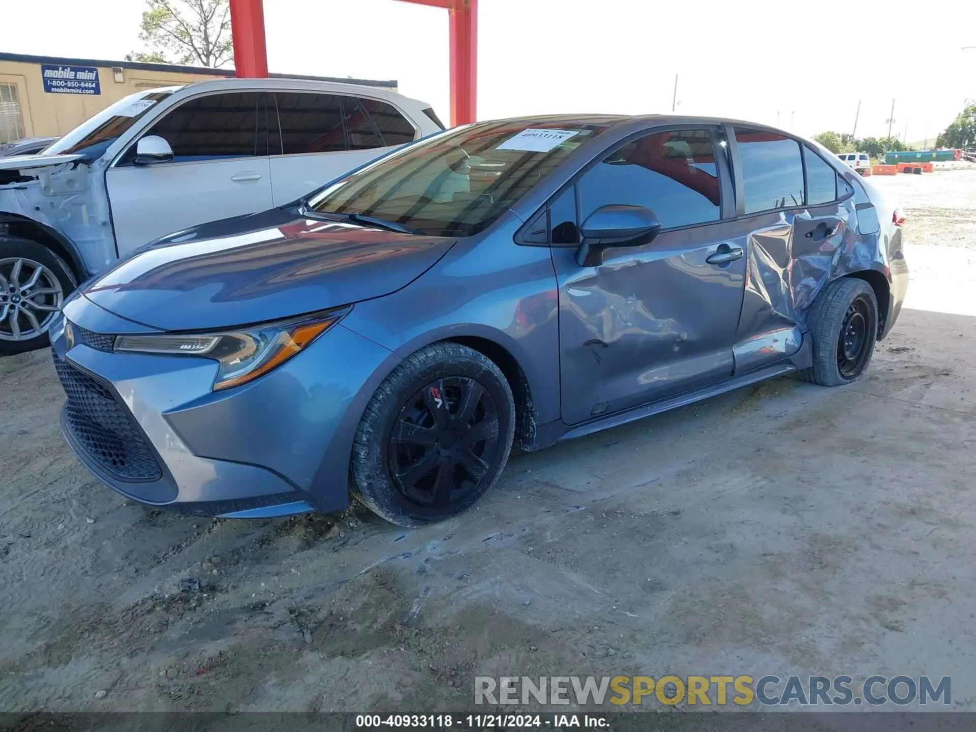 2 Photograph of a damaged car 5YFEPRAE3LP115458 TOYOTA COROLLA 2020