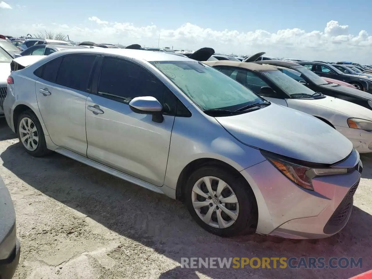 4 Photograph of a damaged car 5YFEPRAE3LP119025 TOYOTA COROLLA 2020