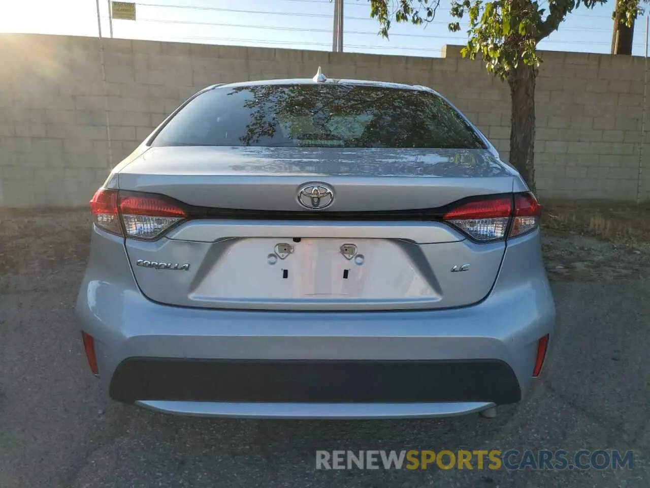 6 Photograph of a damaged car 5YFEPRAE3LP120014 TOYOTA COROLLA 2020