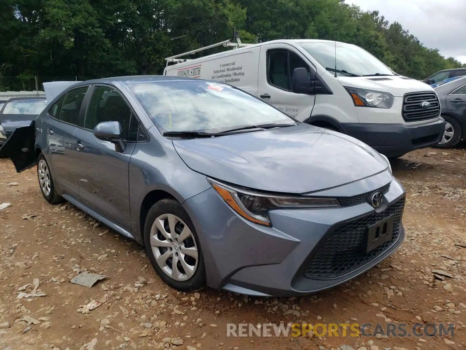 1 Photograph of a damaged car 5YFEPRAE3LP121602 TOYOTA COROLLA 2020