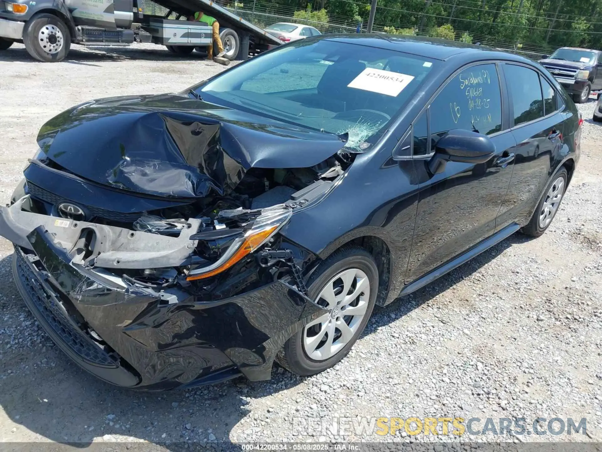 2 Photograph of a damaged car 5YFEPRAE3LP130476 TOYOTA COROLLA 2020