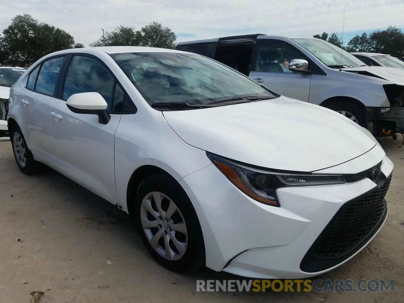 1 Photograph of a damaged car 5YFEPRAE3LP130607 TOYOTA COROLLA 2020