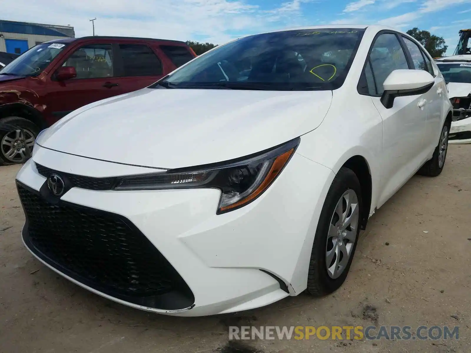 2 Photograph of a damaged car 5YFEPRAE3LP130607 TOYOTA COROLLA 2020