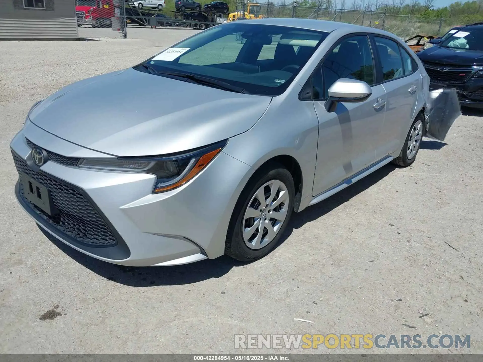 2 Photograph of a damaged car 5YFEPRAE3LP133698 TOYOTA COROLLA 2020