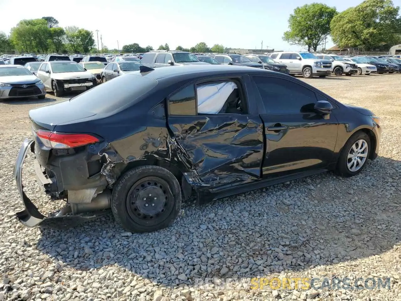 3 Photograph of a damaged car 5YFEPRAE3LP134687 TOYOTA COROLLA 2020
