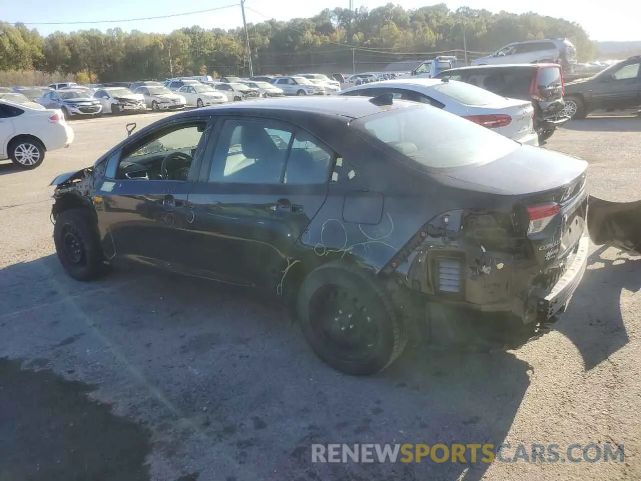 2 Photograph of a damaged car 5YFEPRAE3LP143048 TOYOTA COROLLA 2020