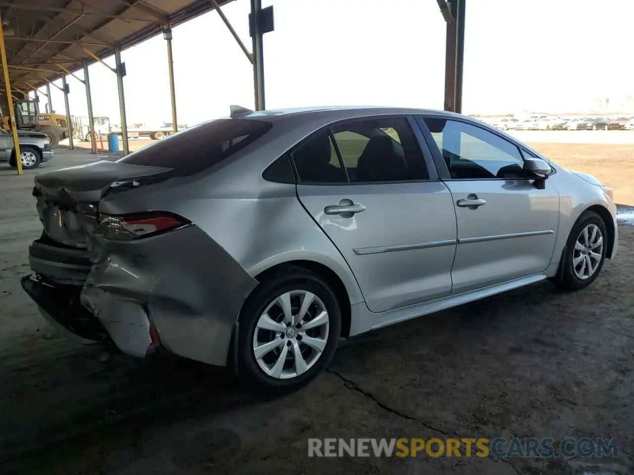 3 Photograph of a damaged car 5YFEPRAE3LP145897 TOYOTA COROLLA 2020
