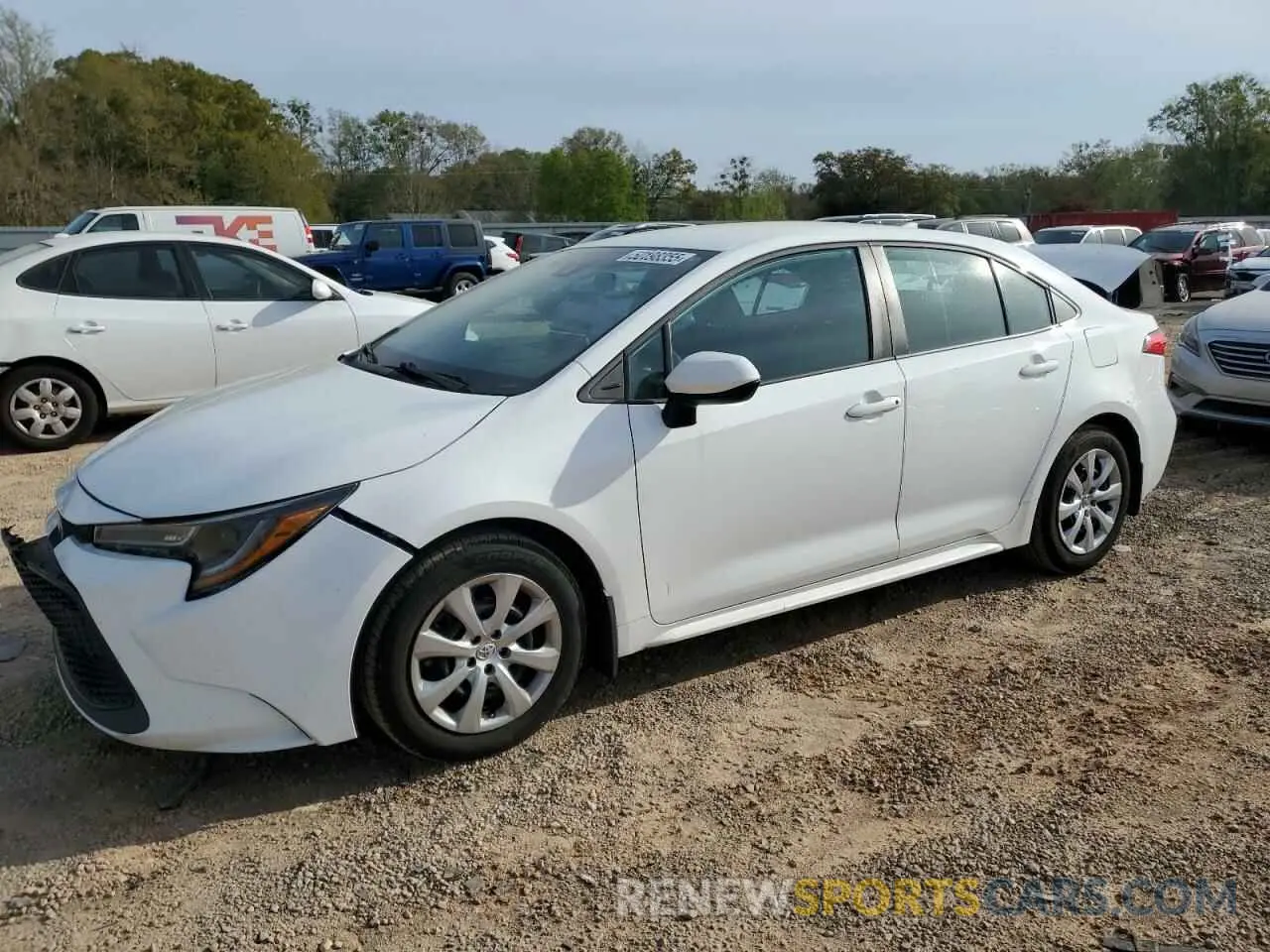 1 Photograph of a damaged car 5YFEPRAE4LP016938 TOYOTA COROLLA 2020