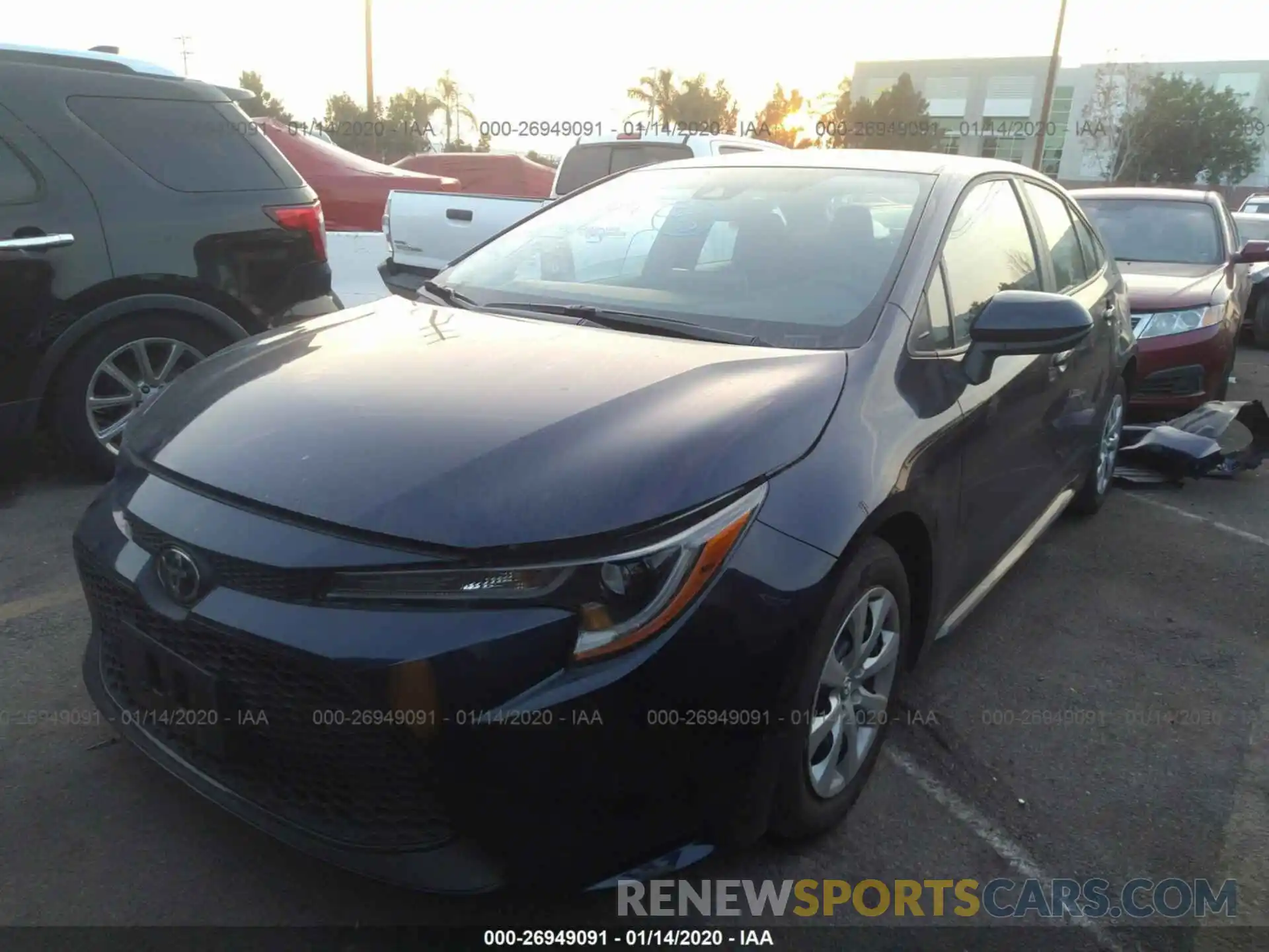 2 Photograph of a damaged car 5YFEPRAE4LP027406 TOYOTA COROLLA 2020