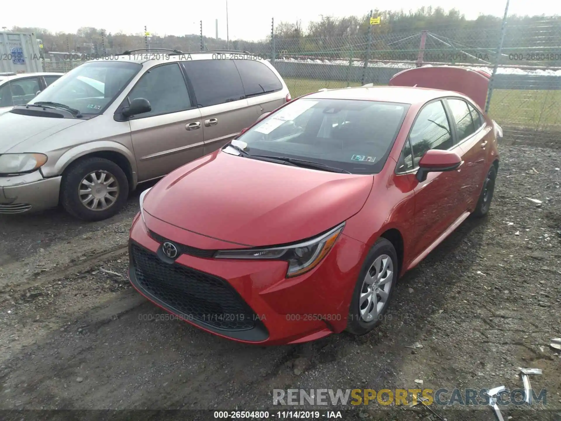 2 Photograph of a damaged car 5YFEPRAE4LP029365 TOYOTA COROLLA 2020