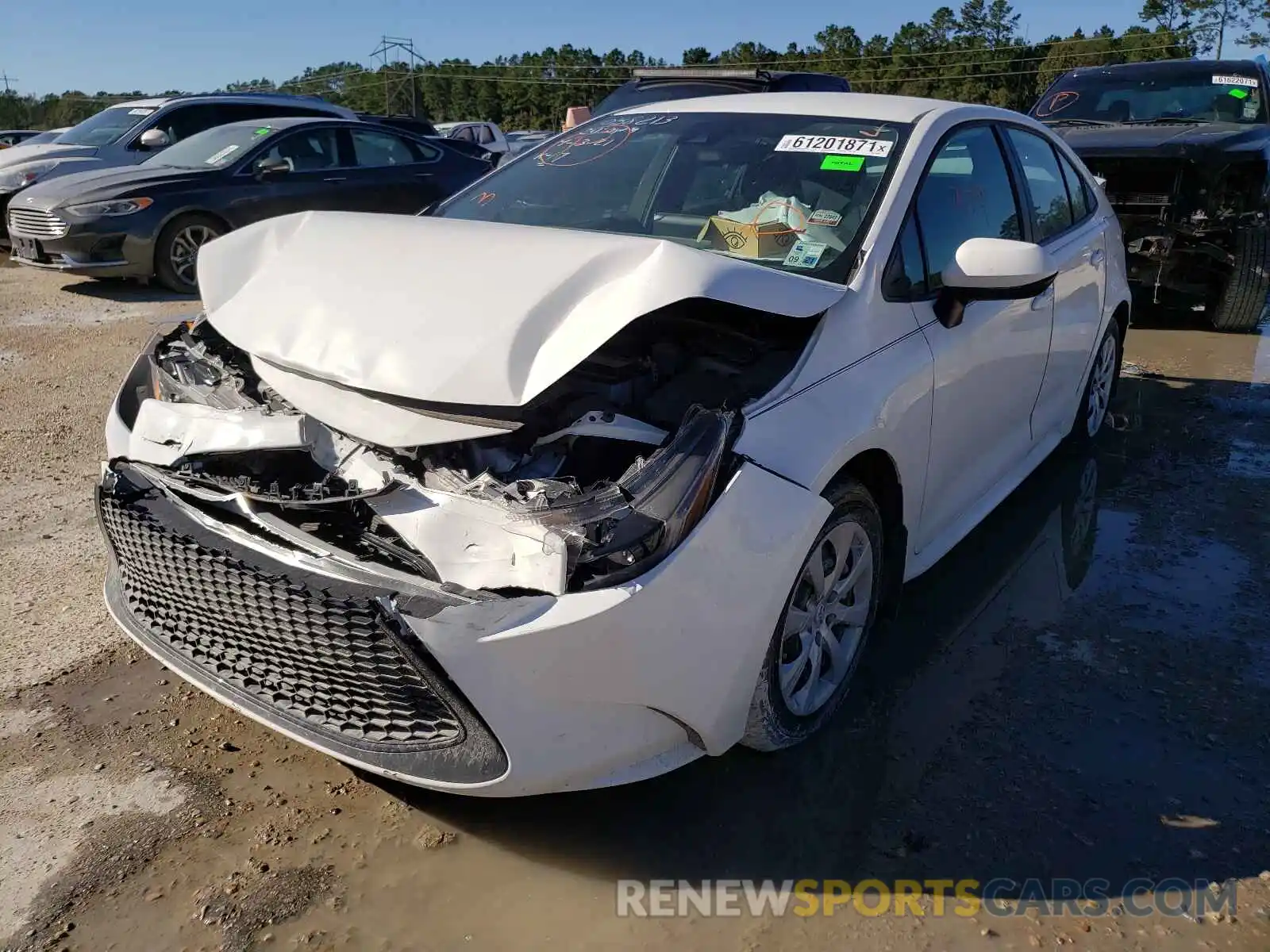 2 Photograph of a damaged car 5YFEPRAE4LP038213 TOYOTA COROLLA 2020