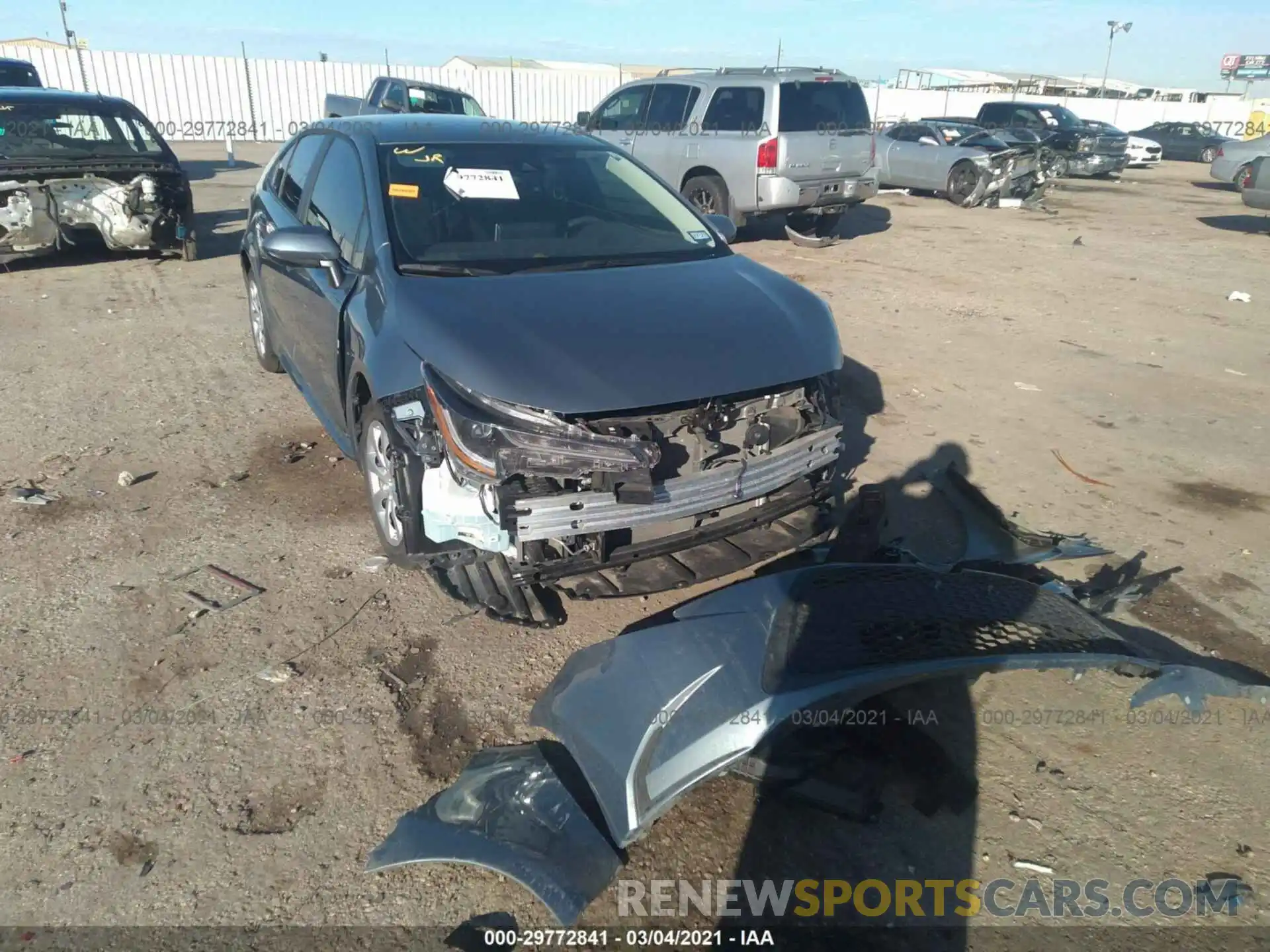 6 Photograph of a damaged car 5YFEPRAE4LP038230 TOYOTA COROLLA 2020