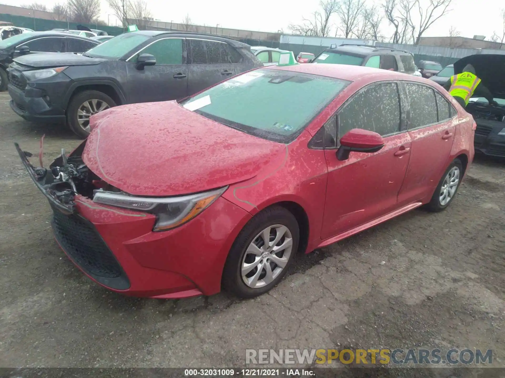 2 Photograph of a damaged car 5YFEPRAE4LP046697 TOYOTA COROLLA 2020