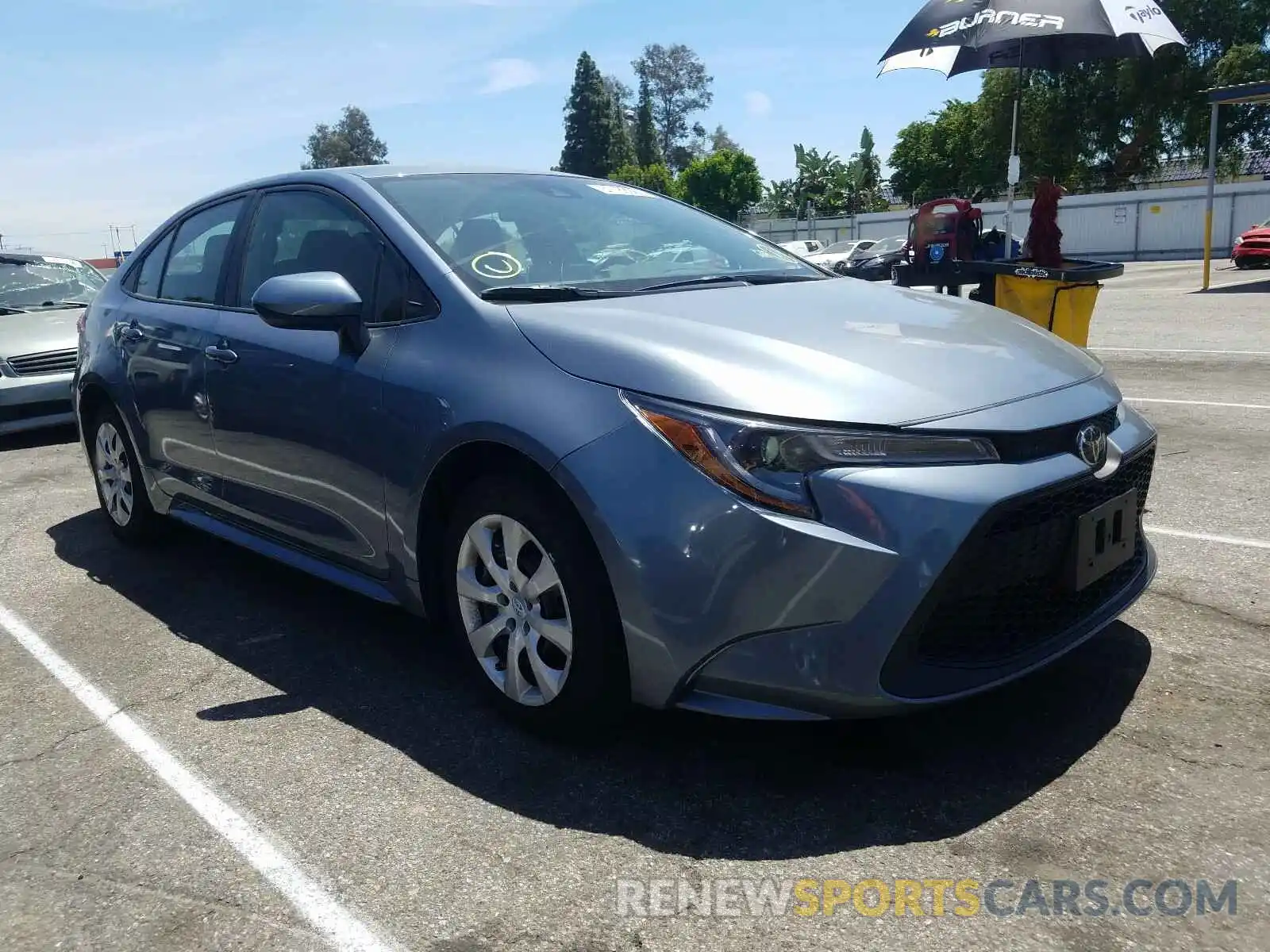 1 Photograph of a damaged car 5YFEPRAE4LP046845 TOYOTA COROLLA 2020