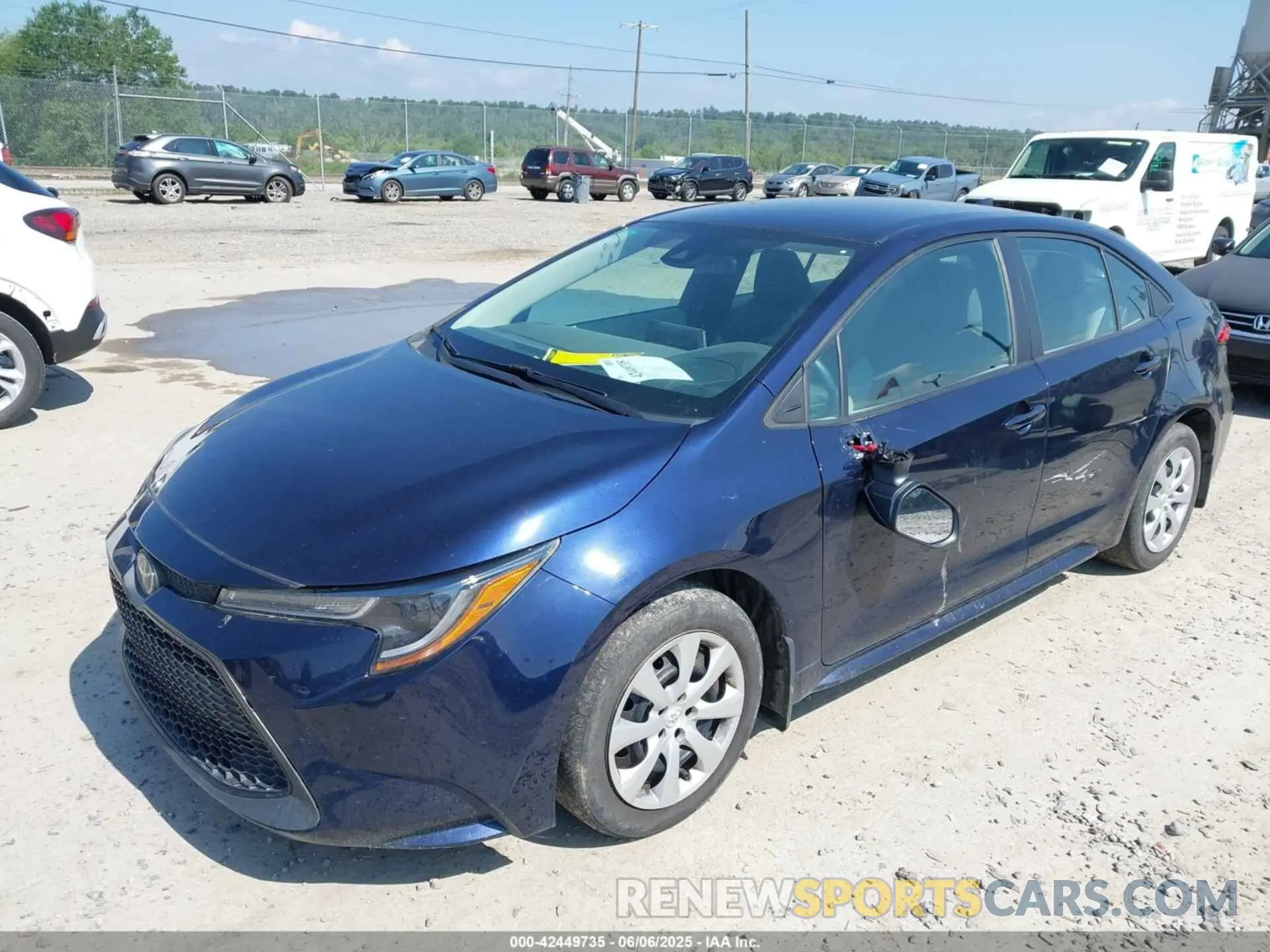 2 Photograph of a damaged car 5YFEPRAE4LP067386 TOYOTA COROLLA 2020