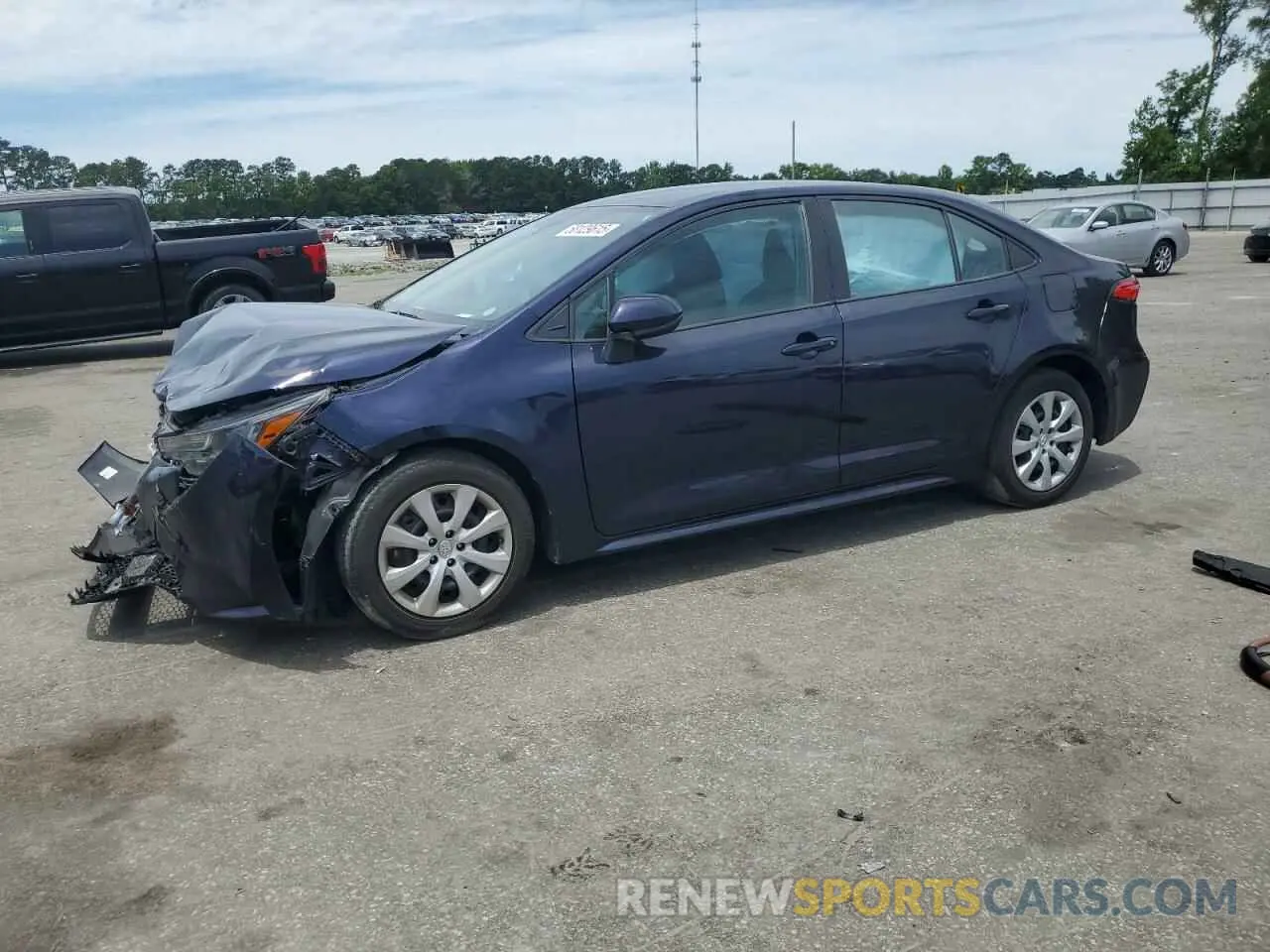 1 Photograph of a damaged car 5YFEPRAE4LP067565 TOYOTA COROLLA 2020