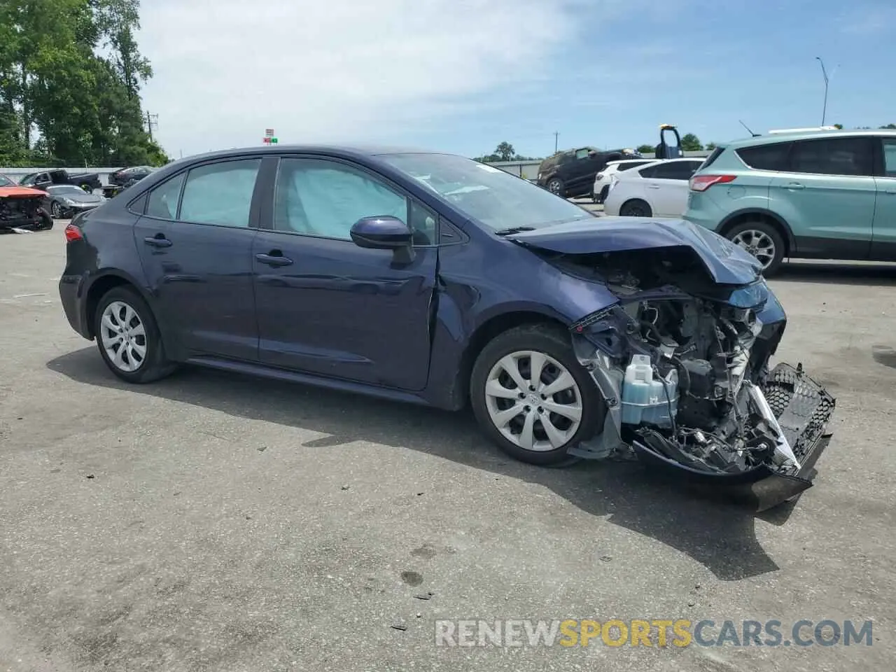 4 Photograph of a damaged car 5YFEPRAE4LP067565 TOYOTA COROLLA 2020
