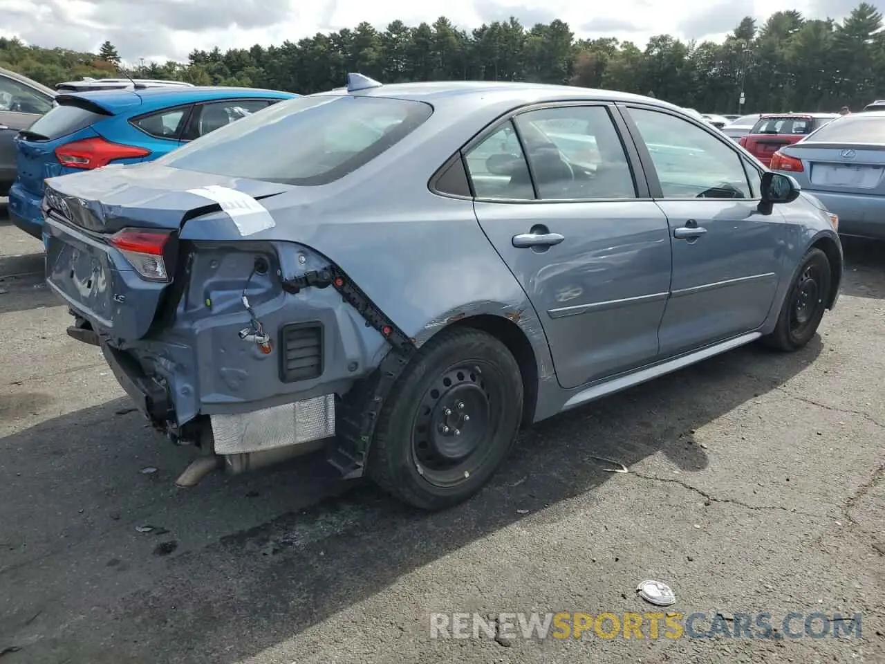 3 Photograph of a damaged car 5YFEPRAE4LP072605 TOYOTA COROLLA 2020