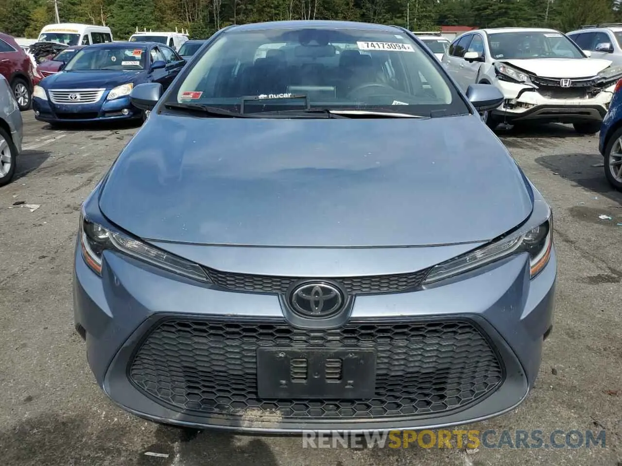 5 Photograph of a damaged car 5YFEPRAE4LP072605 TOYOTA COROLLA 2020