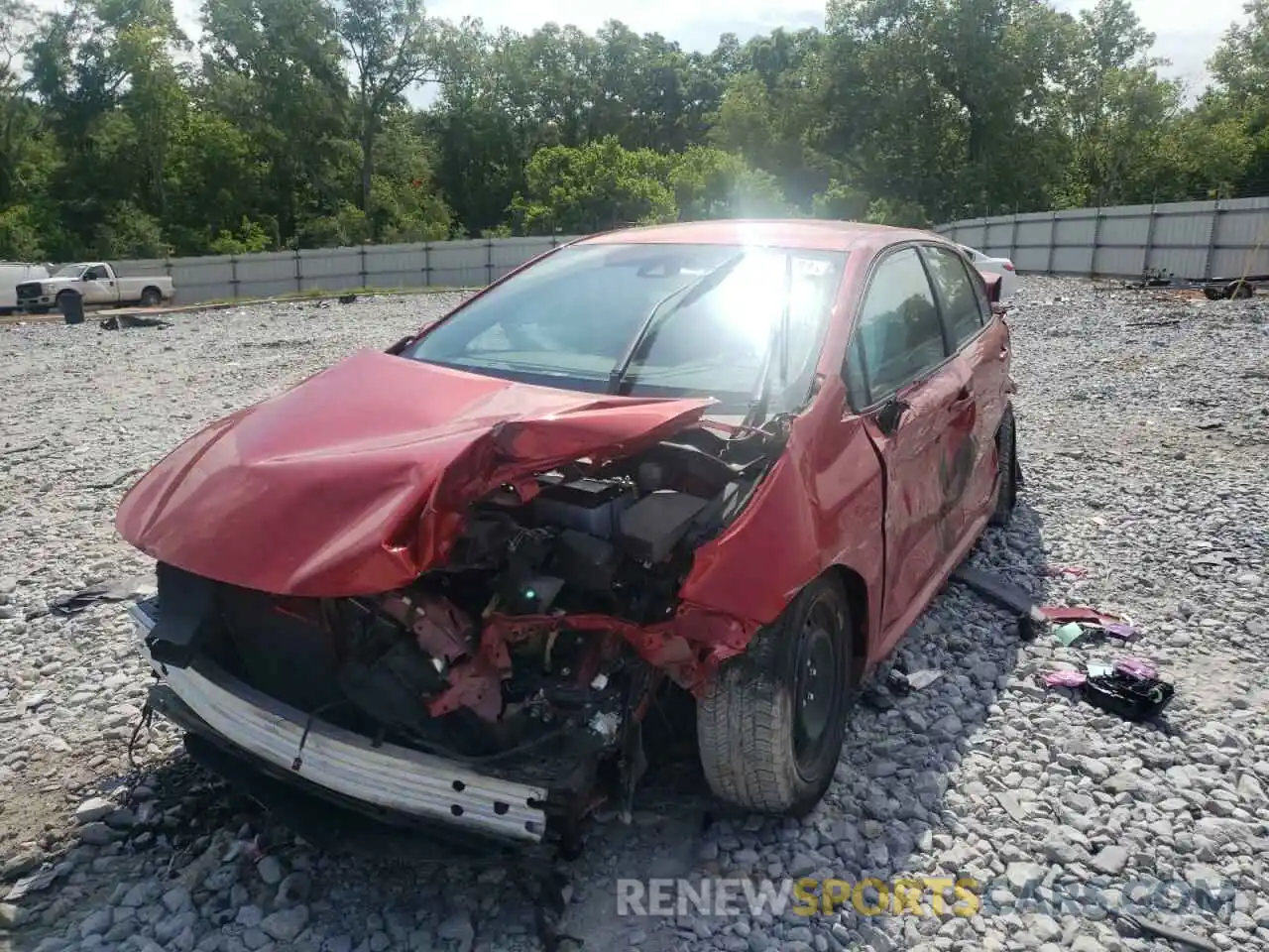 2 Photograph of a damaged car 5YFEPRAE4LP083748 TOYOTA COROLLA 2020