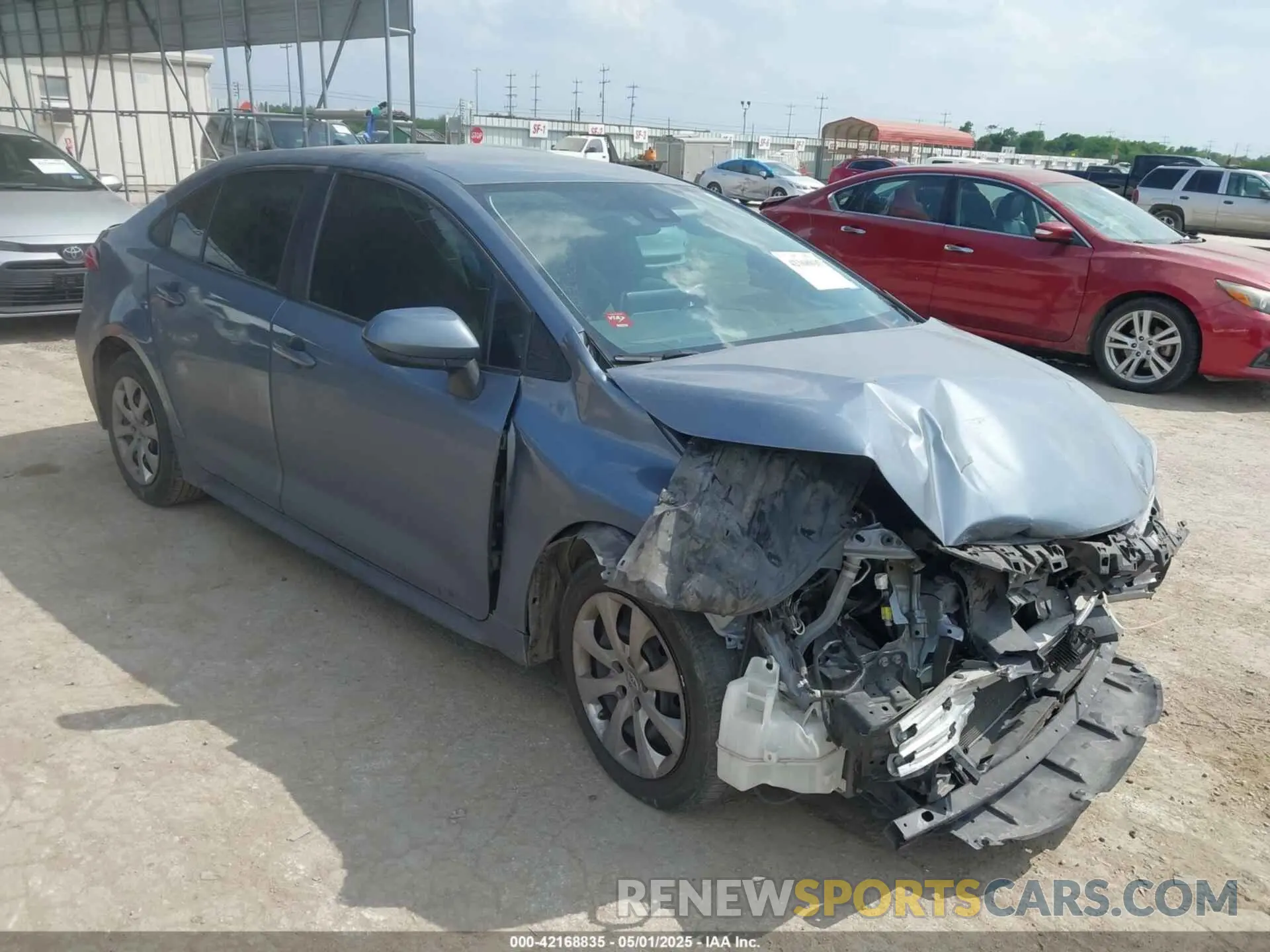 1 Photograph of a damaged car 5YFEPRAE4LP088187 TOYOTA COROLLA 2020
