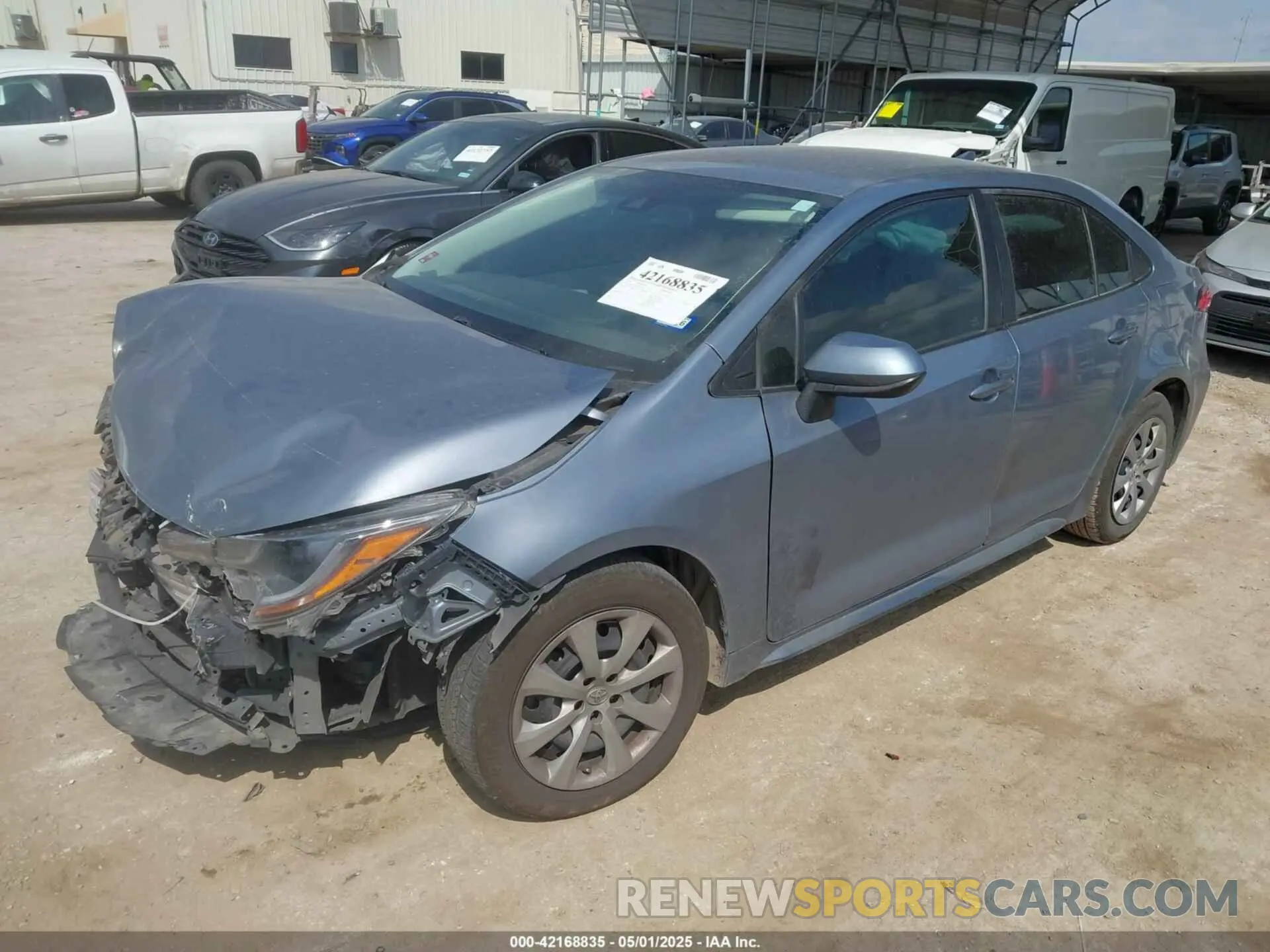 2 Photograph of a damaged car 5YFEPRAE4LP088187 TOYOTA COROLLA 2020