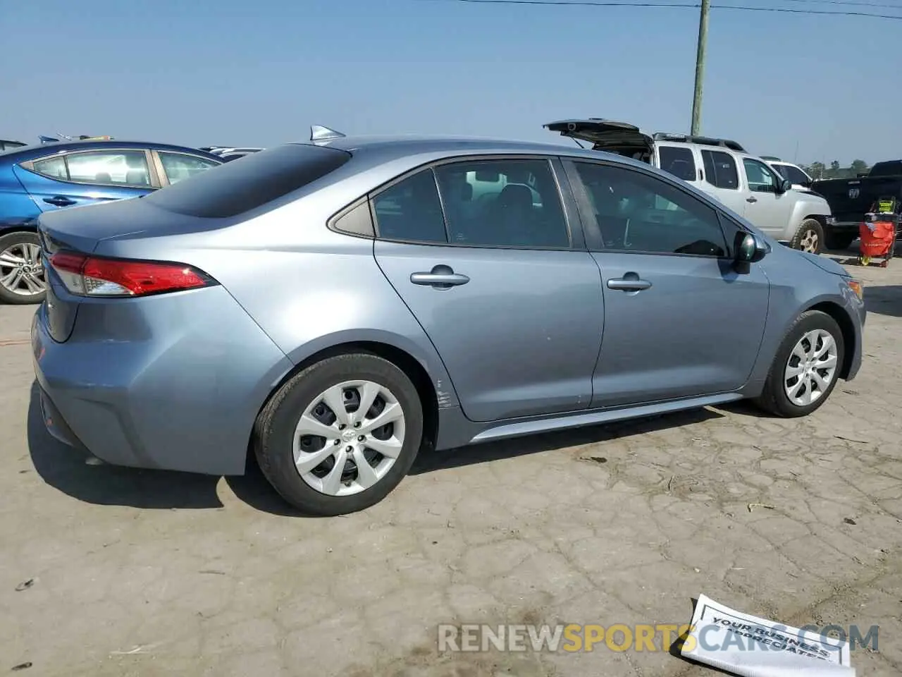 3 Photograph of a damaged car 5YFEPRAE4LP088674 TOYOTA COROLLA 2020