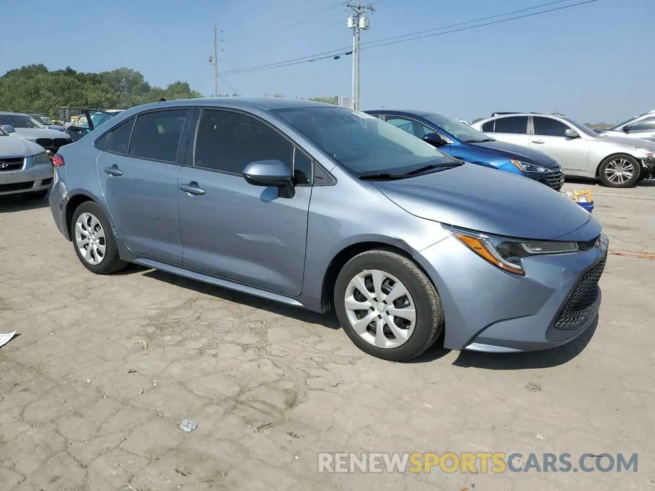 4 Photograph of a damaged car 5YFEPRAE4LP088674 TOYOTA COROLLA 2020
