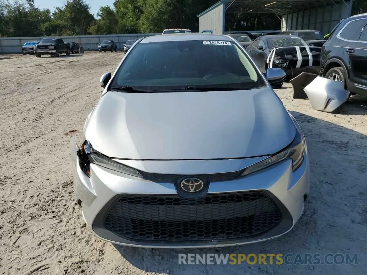 5 Photograph of a damaged car 5YFEPRAE4LP096838 TOYOTA COROLLA 2020