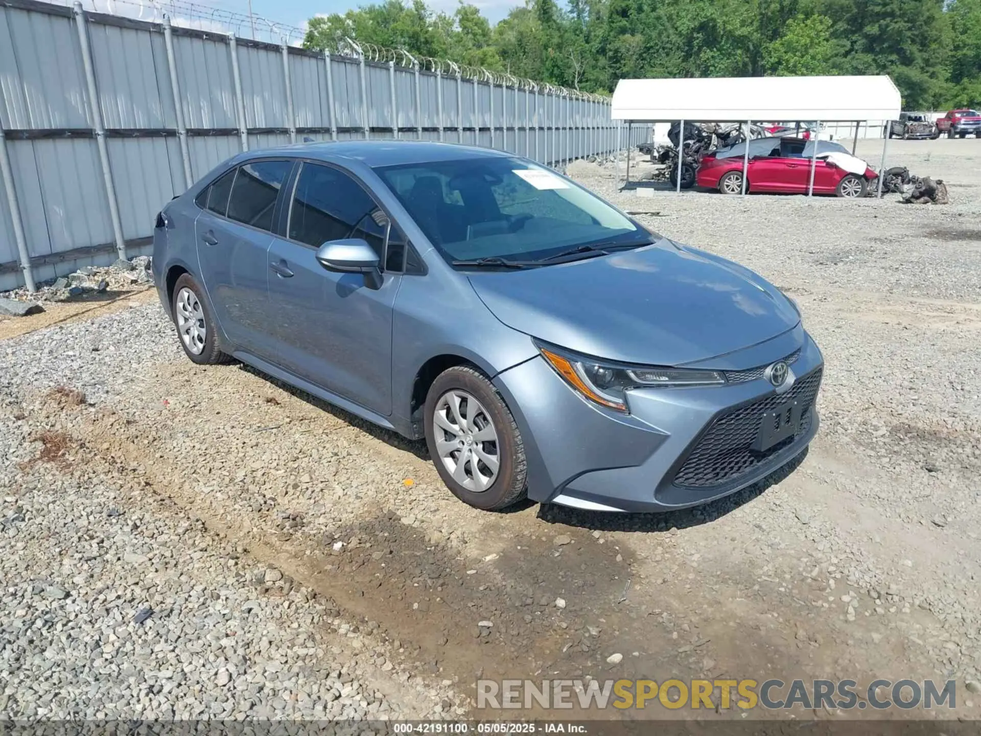 1 Photograph of a damaged car 5YFEPRAE4LP098279 TOYOTA COROLLA 2020