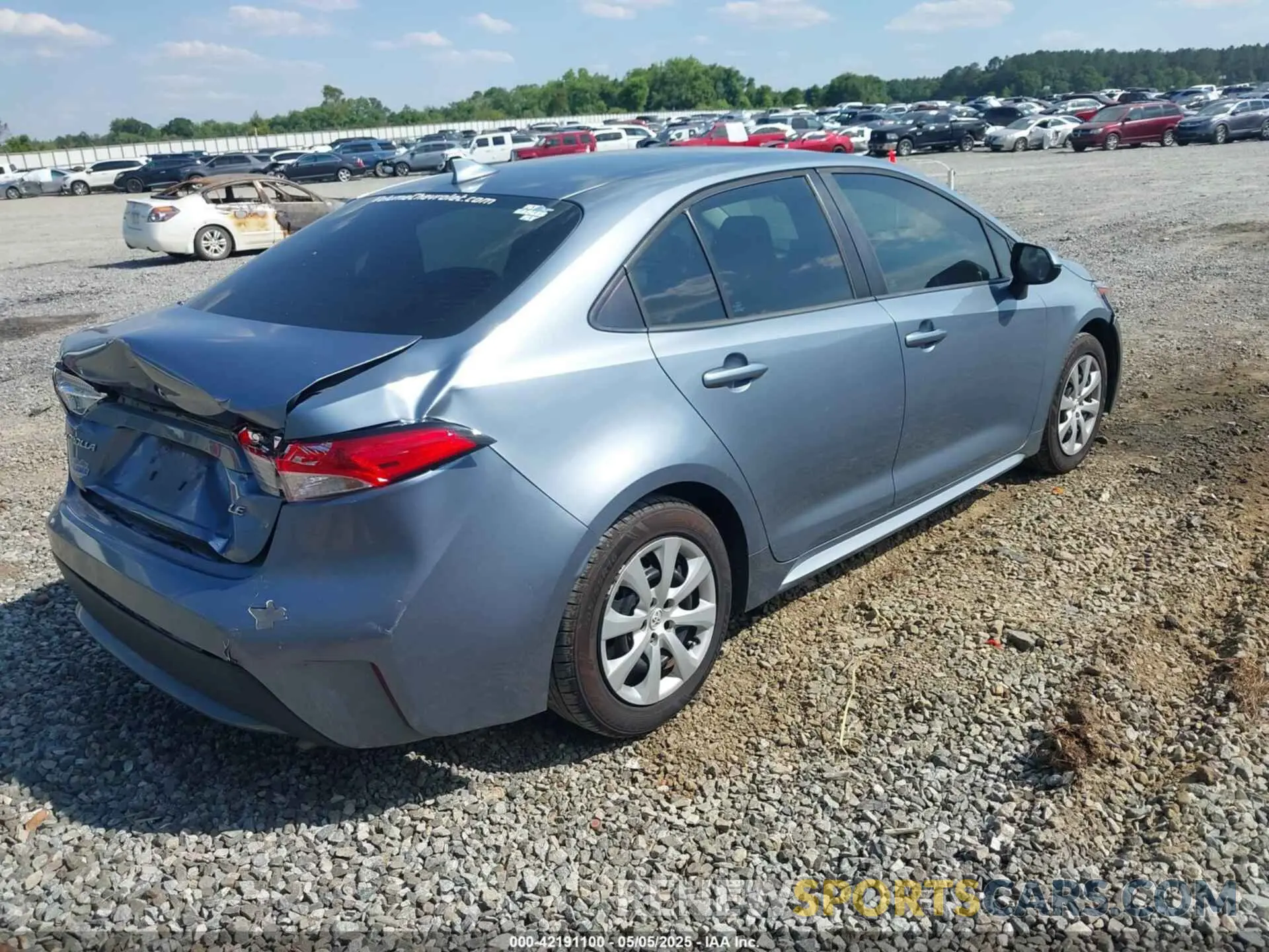 4 Photograph of a damaged car 5YFEPRAE4LP098279 TOYOTA COROLLA 2020