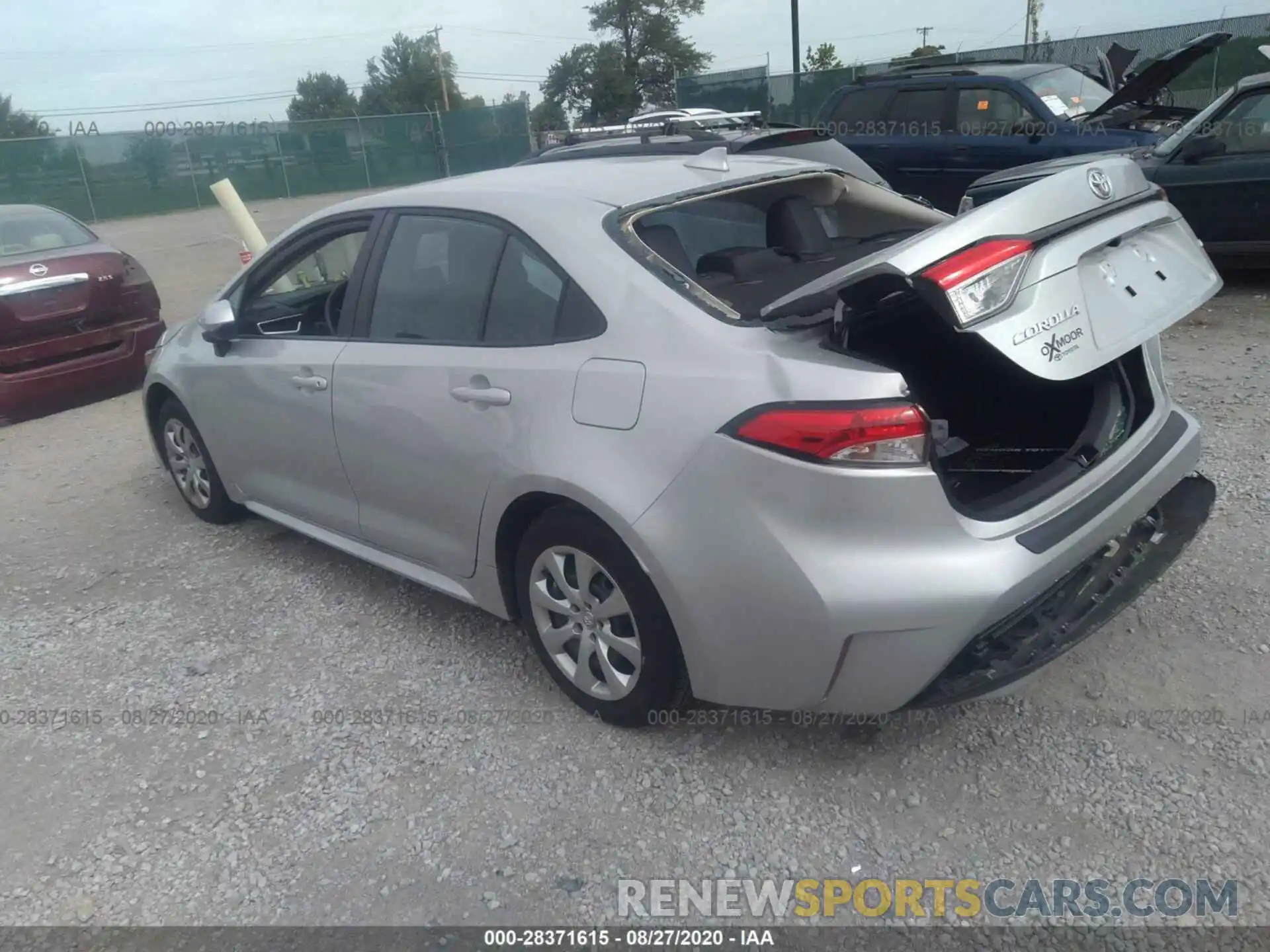 3 Photograph of a damaged car 5YFEPRAE4LP099948 TOYOTA COROLLA 2020