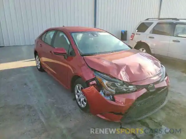 1 Photograph of a damaged car 5YFEPRAE4LP101049 TOYOTA COROLLA 2020