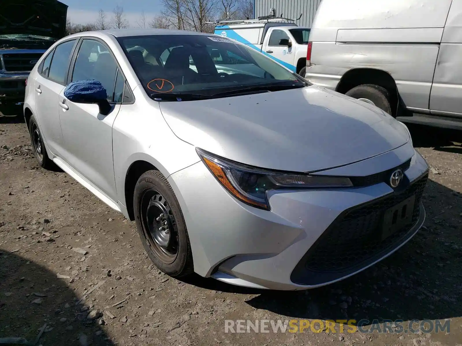 1 Photograph of a damaged car 5YFEPRAE4LP103285 TOYOTA COROLLA 2020