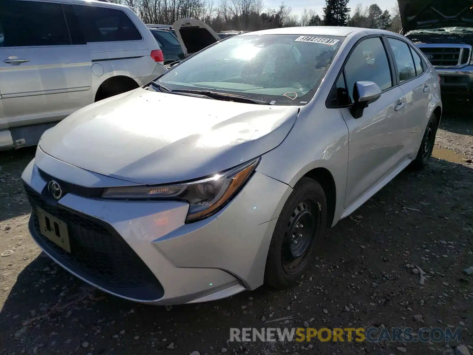 2 Photograph of a damaged car 5YFEPRAE4LP103285 TOYOTA COROLLA 2020