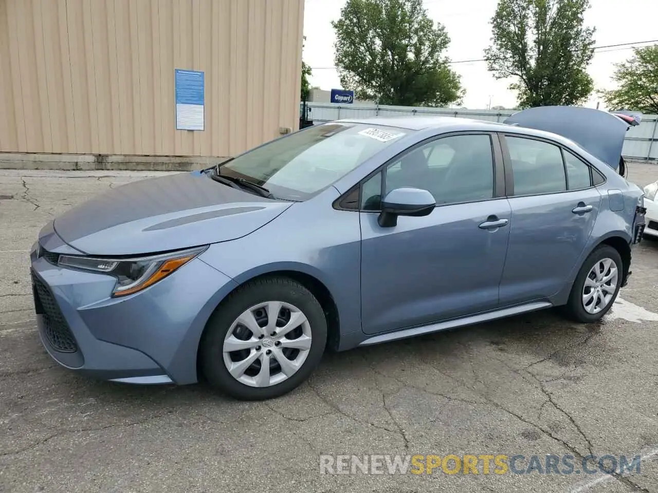 1 Photograph of a damaged car 5YFEPRAE4LP105232 TOYOTA COROLLA 2020