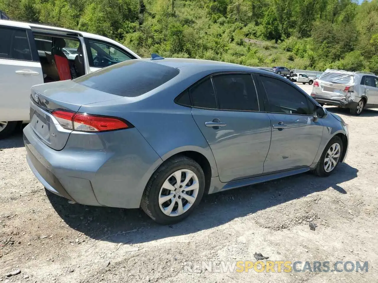 3 Photograph of a damaged car 5YFEPRAE4LP107093 TOYOTA COROLLA 2020
